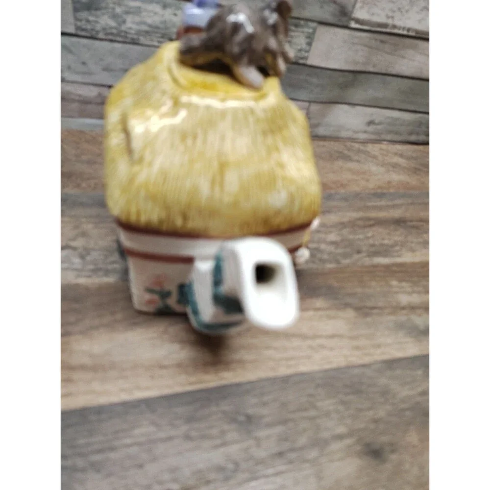 Fitz & Floyd Teapot Collectible Fables & Fairytales THREE LITTLE PIGS #792/1500